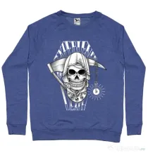 Bluza ADLER barbat Experience death Albastru melanj