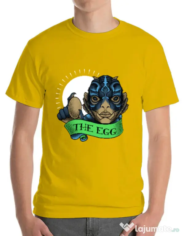 Tricou ADLER barbat Shape of water Galben