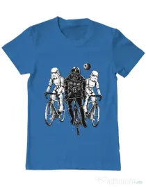 Tricou ADLER barbat Star bikers Albastru azuriu