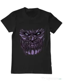 Tricou ADLER barbat Thanos mask Negru