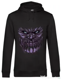 Hoodie barbat cu gluga Thanos mask Negru