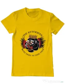 Tricou ADLER barbat The notorious Galben
