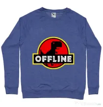 Bluza ADLER barbat Offline Albastru melanj