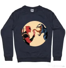 Bluza ADLER barbat Venom icecream Denim inchis