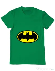 Tricou ADLER barbat Six pack Batman Verde mediu