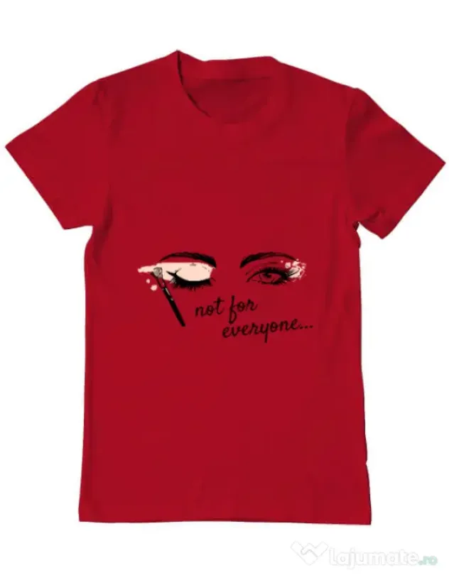 Tricou ADLER barbat Not for everyone Rosu