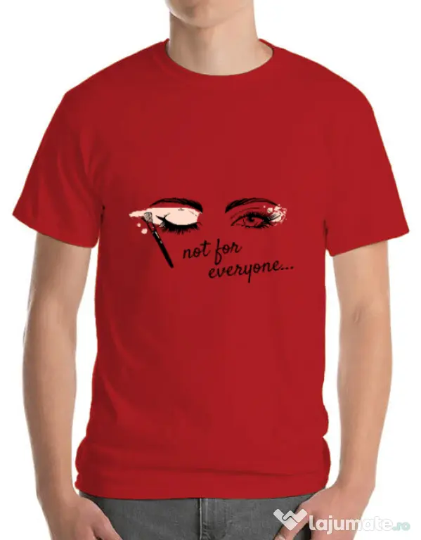 Tricou ADLER barbat Not for everyone Rosu