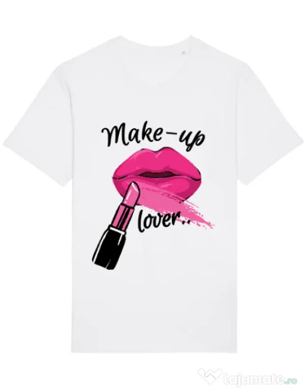 Tricou STANLEY STELLA barbat Make up lover Alb