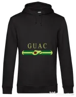 Hoodie barbat cu gluga Guac Negru