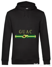 Hoodie barbat cu gluga Guac Negru