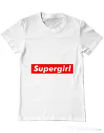 Tricou ADLER barbat Supergirl Alb