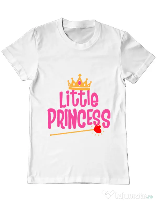 Tricou ADLER barbat Little Princess Alb