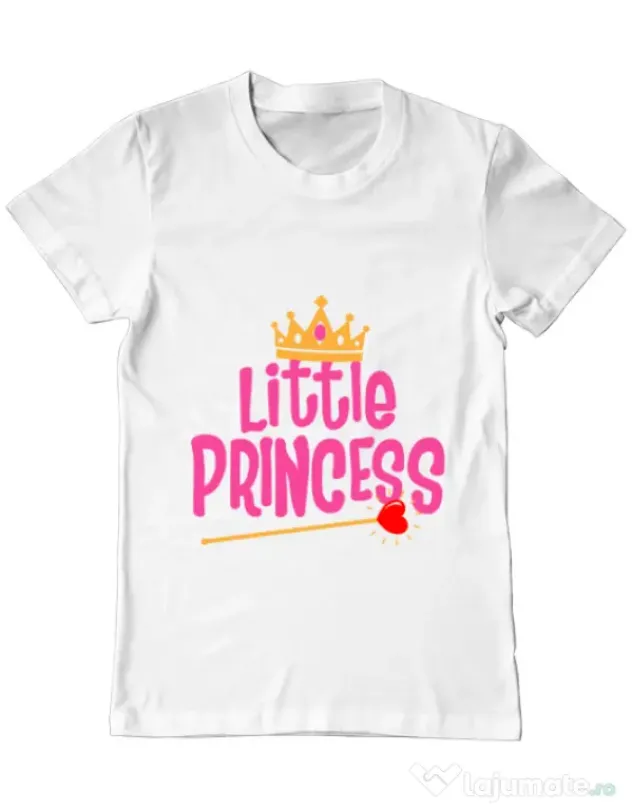Tricou ADLER barbat Little Princess Alb