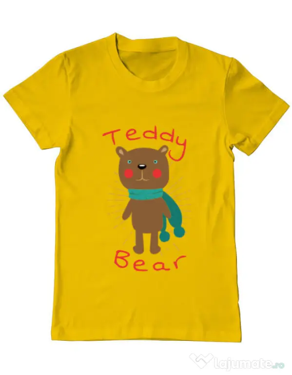 Tricou ADLER barbat Teddy bear Galben