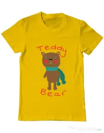 Tricou ADLER barbat Teddy bear Galben