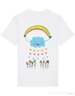 Tricou STANLEY STELLA barbat Love rain Alb