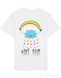 Tricou STANLEY STELLA barbat Love rain Alb