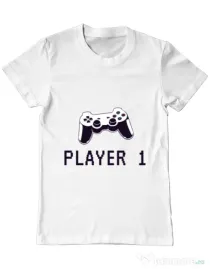 Tricou ADLER barbat Player 1 Alb