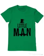 Tricou ADLER barbat Little man Verde mediu