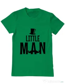 Tricou ADLER barbat Little man Verde mediu