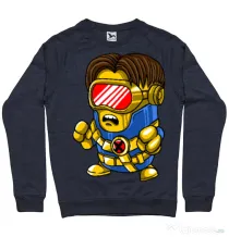 Bluza ADLER barbat Cyclops minion Denim inchis