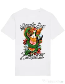 Tricou STANLEY STELLA barbat Mirada Del Serpiente Alb