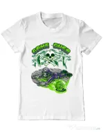 Tricou ADLER barbat Poisonous mushroom Alb