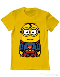 Tricou ADLER barbat Super minion Galben
