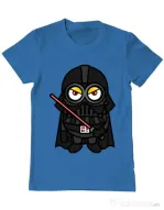 Tricou ADLER barbat Vader minion Albastru azuriu