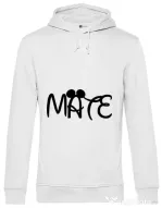 Hoodie barbat cu gluga Mate Alb
