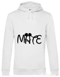 Hoodie barbat cu gluga Mate Alb