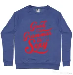 Bluza ADLER barbat Good grammar Albastru melanj