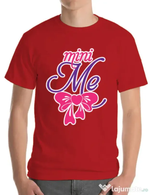 Tricou ADLER barbat Mini me Rosu