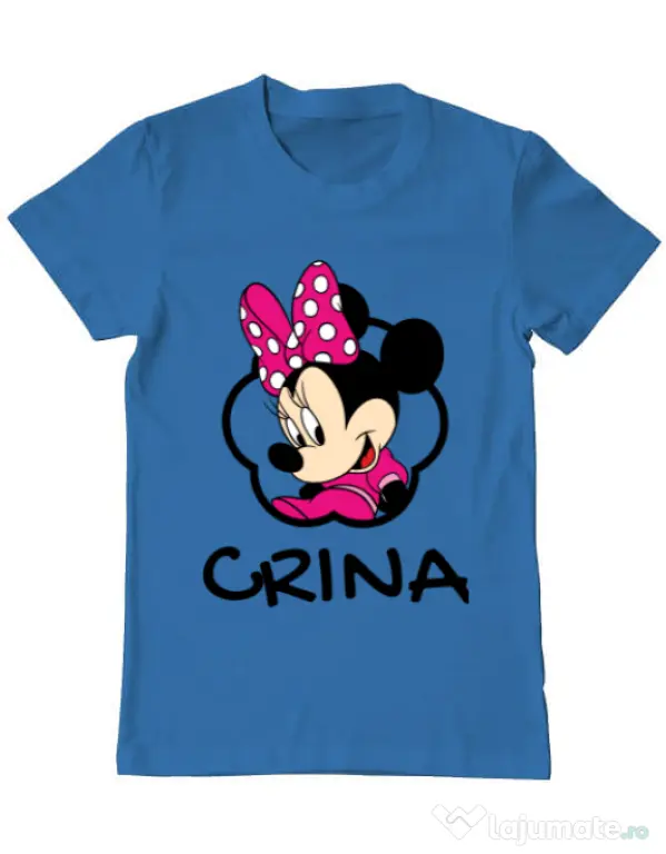 Tricou ADLER barbat Mouse daughter Albastru azuriu
