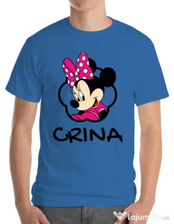 Tricou ADLER barbat Mouse daughter Albastru azuriu
