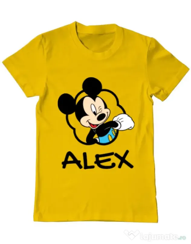 Tricou ADLER barbat Mouse son Galben