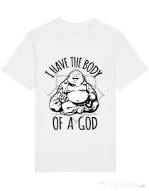 Tricou STANLEY STELLA barbat Body of a god Alb