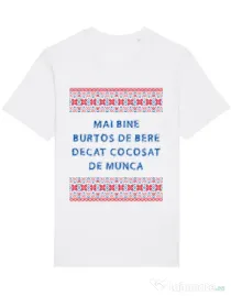 Tricou STANLEY STELLA barbat Burtos de bere Alb