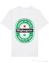 Tricou STANLEY STELLA barbat Highagain Alb