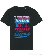 Tricou STANLEY STELLA barbat I tried Bacebook Negru