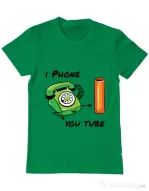 Tricou ADLER barbat Iphone youtube Verde mediu