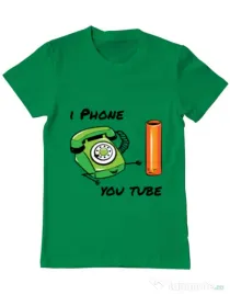 Tricou ADLER barbat Iphone youtube Verde mediu