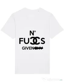 Tricou STANLEY STELLA barbat No fucks given Alb