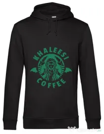 Hoodie barbat cu gluga Khaleesi coffee Negru
