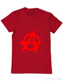 Tricou ADLER barbat Anarchy Rosu