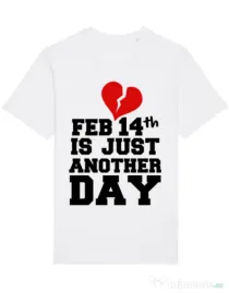 Tricou STANLEY STELLA barbat 14 Februarie Alb