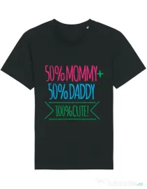 Tricou STANLEY STELLA barbat 100 Cute Negru