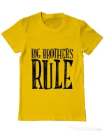 Tricou ADLER barbat Big brothers rule Galben