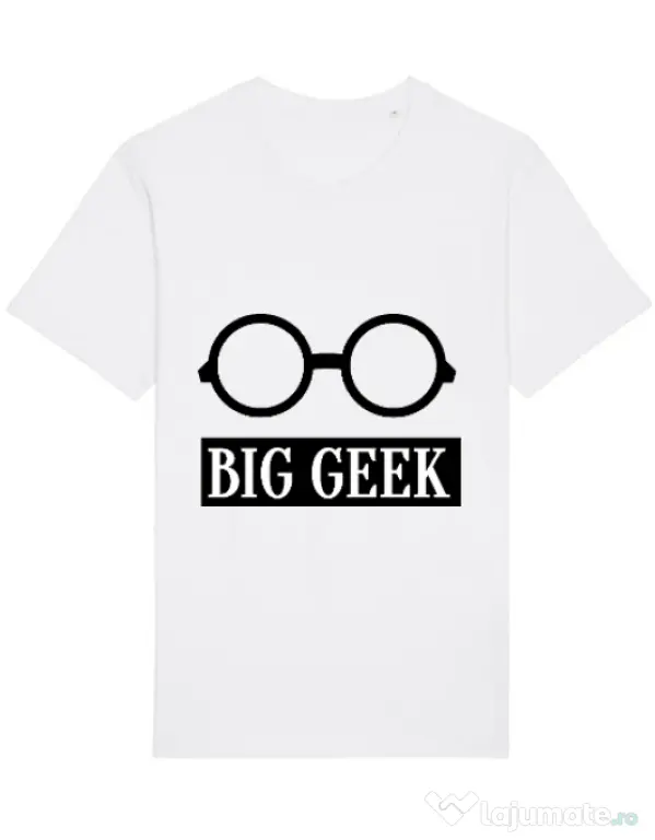 Tricou STANLEY STELLA barbat Big geek Alb