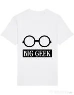 Tricou STANLEY STELLA barbat Big geek Alb